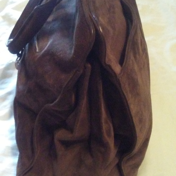 NEW Beautiful Brown suede handbag - Picture 12 of 12